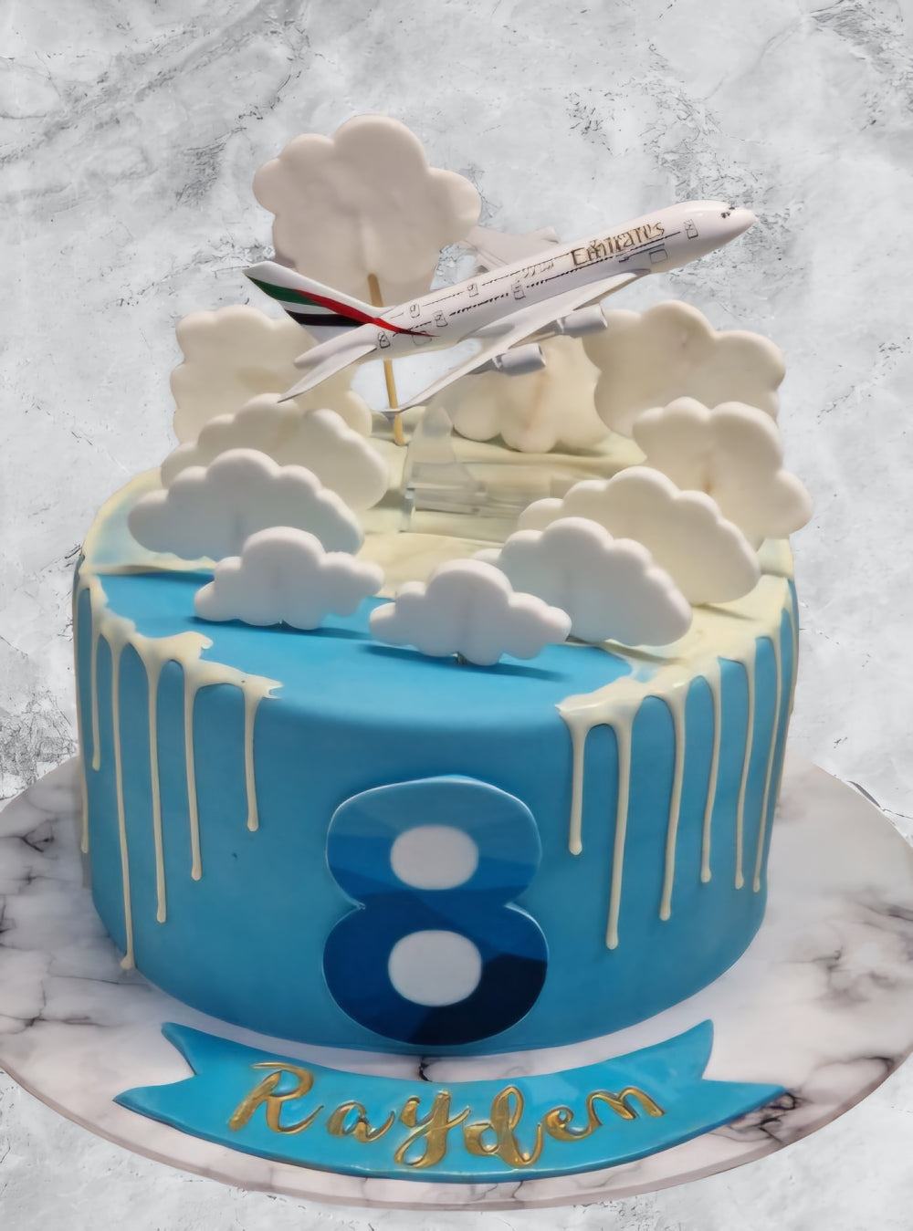 Aeroplane Themed Birthday Cake CB-NC695