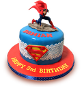 Super Man Birthday Cake CB-NC087
