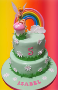 2 Tier Tinkerbell Birthday Cake CB-NC158