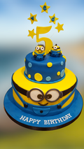 2 Tier Minion Birthday Cake CB-NC160