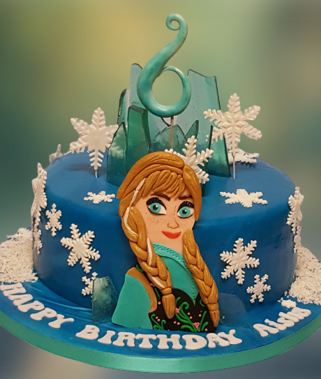 Anna Frozen Birthday Cake CB-NC141