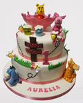2 Tier Winnie The Pooh Birthday Cake CB-NC069