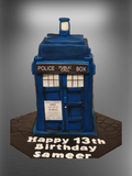Dr Who “Tardis “Birthday Cake CB-NC259