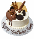 Chocolates Topped Fresh Cream Cake CB-RC037