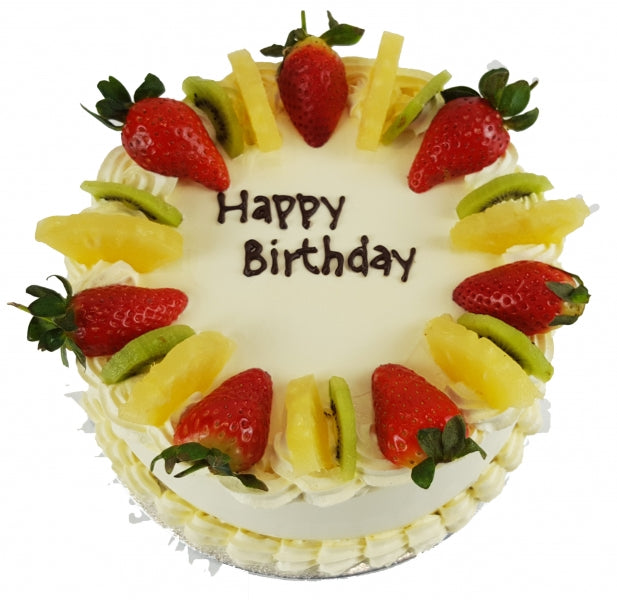 Fruits Topped Fresh Cream Cake CB-RC047