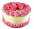 Pink Roses Fresh Cream Cake CB-RC050