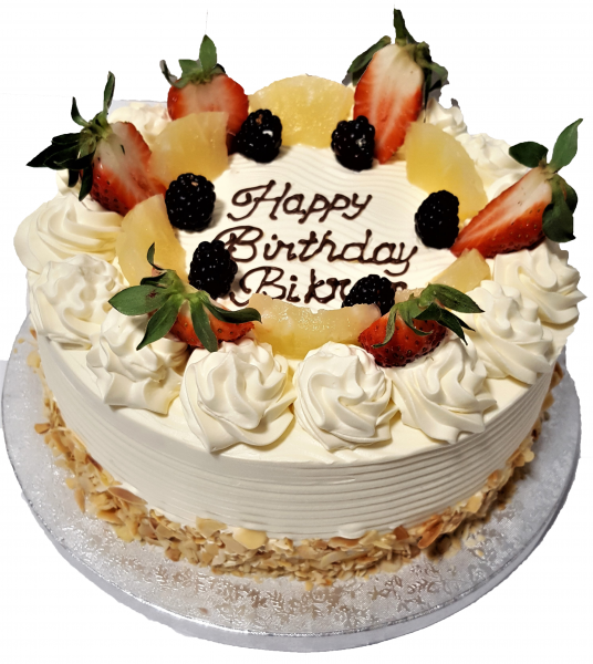 Fruit Topped Fresh Cream Cake CB-RC055