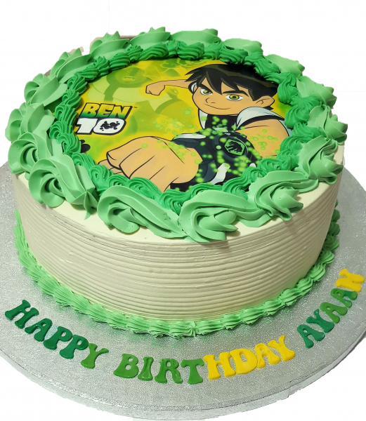 Ben 10 Fresh Cream Photo Cake CB-RC067
