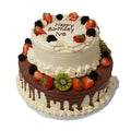 Two Tiered Fruit Topped Cake CB-RC074