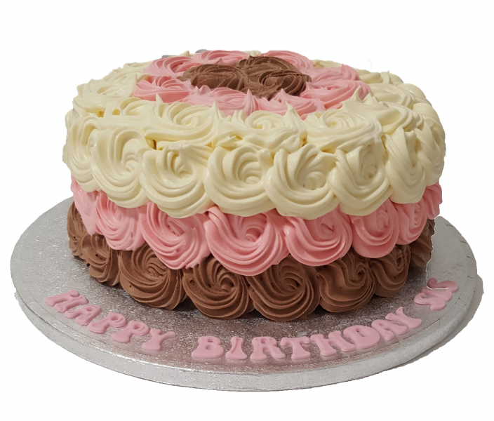 Neapolitan fresh Cream Cake CB-RC076