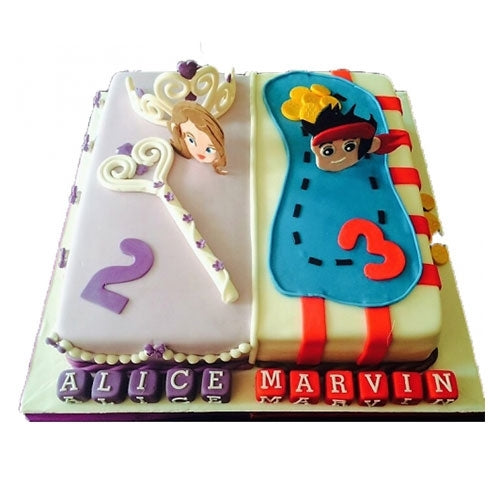 Sophia & Jake Birthday Cake CB-NC152