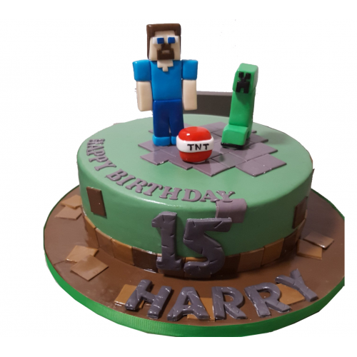 Mine Craft Birthday Cake CB-NC150