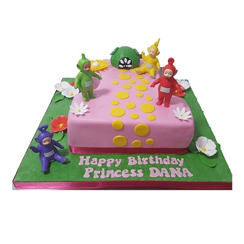 No 1 Teletubbies Birthdat Cake CB-NC073