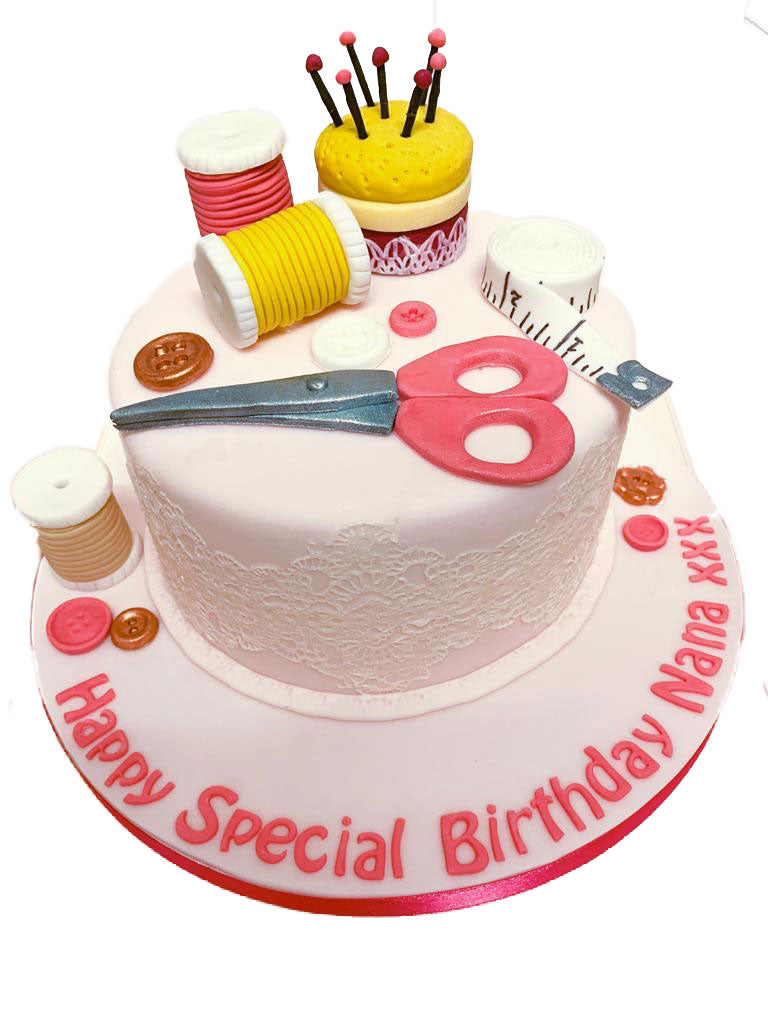 Sewing Cake For a Grandmother CB-NC257