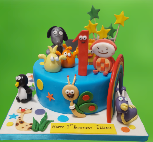 Baby Tv  Oliver monkey  Decorated Cake by  CakesDecor