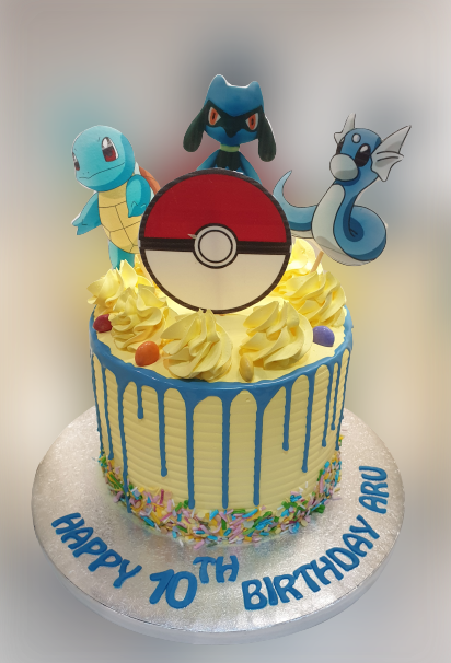 Pokémon Fresh Cream Birthday Cake CB-RC147 – Cake Boutique