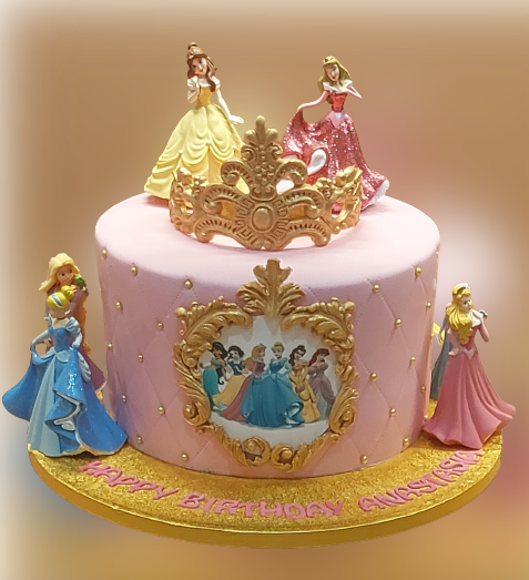 Princess Tiered Cake 158 (7-inch Base) | Hy-Vee Aisles Online Grocery  Shopping-sgquangbinhtourist.com.vn